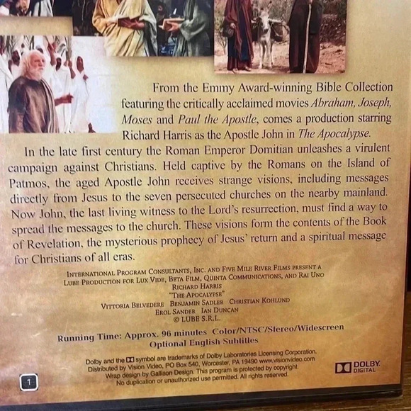 The Apocalypse DVD Sealed - Picture 3 of 9